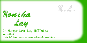monika lay business card